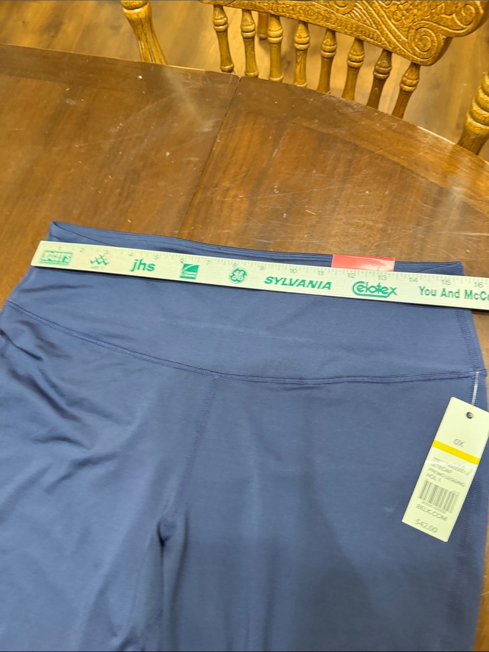 NWT Zelos Navy Blue Leggings Size 0X - Picture 9 of 13